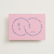 "Connected" - Wedding Invitations in Marseille by Claudia Orengo - Front