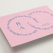 "Connected" - Wedding Invitations in Marseille by Claudia Orengo - Detail