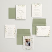 "Brynn" - Wedding Invitations in Toffee by Everett Paper Goods - Invitation Suite