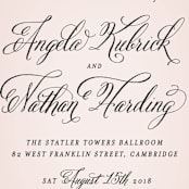 "Elegant Lace" - Wedding Invitations in Blush by Hooray Creative - Detail