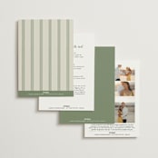 "Framed Floral" - Wedding Invitations in Mustard by Baumbirdy - Back of Card Options