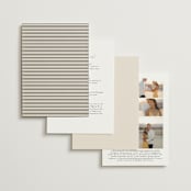 "Infinite" - Wedding Invitations in Ivory by Angela Thompson - Back of Card Options