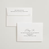 "Infinite" - Wedding Invitations in Ivory by Angela Thompson - FREE Recipient Addressing