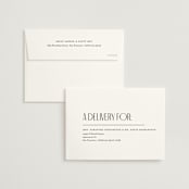 "All Type" - Wedding Invitations in Daydream by Pixel and Hank - FREE Recipient Addressing
