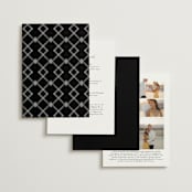 "Modern Type" - Wedding Invitations in Moon by Heather Cairl - Back of Card Options