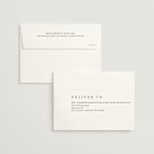 "The Minimalist" - Wedding Invitations in Air by lulu and isabelle - FREE Recipient Addressing