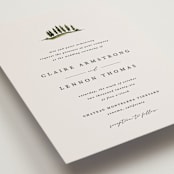 "Tuscan Hill" - Wedding Invitations in Creme by Kate Ahn - Detail