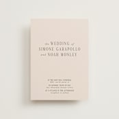 "Fero" - Wedding Invitations in Blush by Pati Cascino - Front
