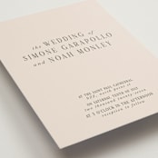"Fero" - Wedding Invitations in Blush by Pati Cascino - Detail