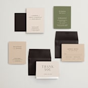 "Fero" - Wedding Invitations in Blush by Pati Cascino - Invitation Suite