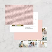 "Big City - San Francisco" - Wedding Invitations in Blush by Hooray Creative - Back of Card Options