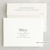 "Big City - San Francisco" - Wedding Invitations in Blush by Hooray Creative - FREE Recipient Addressing