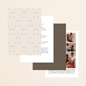 "Fireflies" - Wedding Invitations in Zuni Brown by Paige Rothhaar - Back of Card Options