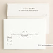 "Fireflies" - Wedding Invitations in Zuni Brown by Paige Rothhaar - FREE Recipient Addressing