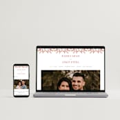"Jaipur" - Wedding Invitations in Ruby by Mansi Verma - FREE Wedding Website
