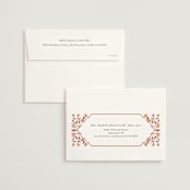 "Jaipur" - Wedding Invitations in Ruby by Mansi Verma - FREE Recipient Addressing