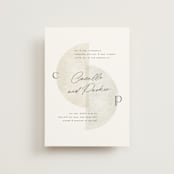 "Camille" - Wedding Invitations in Stone by Jackie Crawford - Front