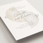 "Camille" - Wedding Invitations in Stone by Jackie Crawford - Detail