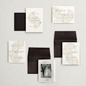 "Camille" - Wedding Invitations in Stone by Jackie Crawford - Invitation Suite