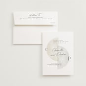 "Camille" - Wedding Invitations in Stone by Jackie Crawford - Invitation with Envelope