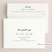 "Krafted Florals" - Wedding Invitations in Blush by Lehan Veenker - FREE Recipient Addressing