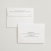 "One and Only" - Wedding Invitations in Classic Bride by Design Lotus - FREE Recipient Addressing