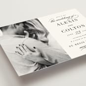 "Charming" - Wedding Invitations in Pearl by AK Graphics - Detail