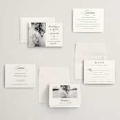 "Charming" - Wedding Invitations in Pearl by AK Graphics - Invitation Suite