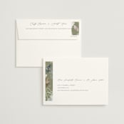 "Spring Dash" - Wedding Invitations in Pewter by Grace Kreinbrink - FREE Recipient Addressing
