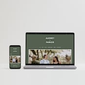 "Highlights" - Wedding Invitations in Forest by Jackie Crawford - FREE Wedding Website