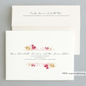 "Spring Garden" - Wedding Invitations in Petal by Grace Kreinbrink - FREE Recipient Addressing