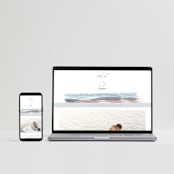 "waves" - Wedding Invitations in Beachy by Pixel and Hank - FREE Wedding Website