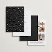 "Villa" - Wedding Invitations in Pearl by Chryssi Tsoupanarias - Back of Card Options