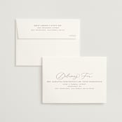 "Luxe script" - Wedding Invitations in Pearl by Hooray Creative - FREE Recipient Addressing