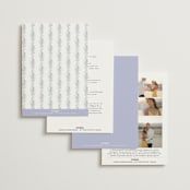 "Hydrangea" - Wedding Invitations in Toscana by Claudia Orengo - Back of Card Options