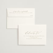 "Napa" - Wedding Invitations in Golden by Kelly Schmidt - FREE Recipient Addressing