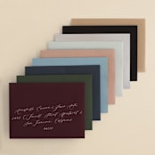 "Serenata" - Wedding Invitations in Sage by Petra Kern - Colored Envelopes Available