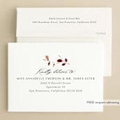 "Serenata" - Wedding Invitations in Sage by Petra Kern - FREE Recipient Addressing