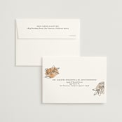 "leaf contour" - Wedding Invitations in Natural by Susan Zinader - FREE Recipient Addressing