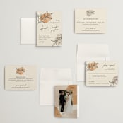 "leaf contour" - Wedding Invitations in Natural by Susan Zinader - Invitation Suite