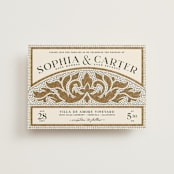 "Floral mosaic" - Wedding Invitations in Sand by GeekInk Design - Front