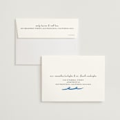 "Swirl Frame" - Wedding Invitations in Cobalt by mo kelley - FREE Recipient Addressing