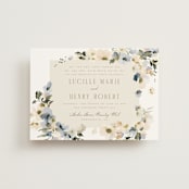 "Swept Away" - Wedding Invitations in Petal by Leah Bisch - Front