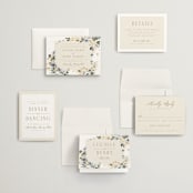 "Swept Away" - Wedding Invitations in Petal by Leah Bisch - Invitation Suite