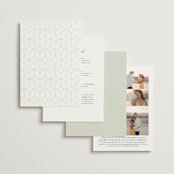 "Conley" - Wedding Invitations in Leaf by Kristie Kern - Back of Card Options