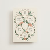 "Charming" - Wedding Invitations in Almond by GeekInk Design - Front