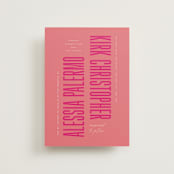 "Pop Romance" - Wedding Invitations in Fruit Punch by Ashley DeMeyere - Front