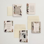 "Autumnal" - Wedding Invitations in Natural by Alethea and Ruth - Invitation Suite
