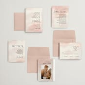 "First light" - Wedding Invitations in Blush by Itsy Belle Studio - Invitation Suite