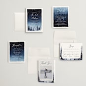 "Let it Snow" - Wedding Invitations in Celestial by Anastasia Makarova - Invitation Suite
